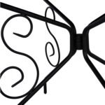 ΤΡΑΠΕΖΙ ΜΕΤΑΛΛΙΚΟ AMORE Φ95 ΜΑΥΡΟ HM5009.11 - Image 6