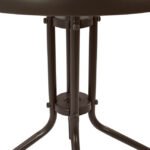 ΤΡΑΠΕΖΙ LIMA Φ60x70Υεκ. ΚΑΦΕ ΜΕΤΑΛΛΙΚΟ ΜΕ ΓΥΑΛΙΝΗ ΕΠΙΦΑΝΕΙΑ HM5079.02 - Image 5