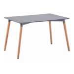 Αγόρασε ΤΡΑΠΕΖΙ MINIMAL HM008.10 ΓΚΡΙ ΜΕ ΞΥΛΙΝΑ ΠΟΔΙΑ ΟΞΙΑ 120X80X73Υ εκ. σε μοναδική τιμή στο clickforshop.gr