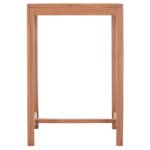 ΤΡΑΠΕΖΙ ΜΠΑΡ ΤΕΤΡΑΓΩΝΟ PRESSCOT HM18113 ΞΥΛΟ TEAK ΣΕ ΦΥΣΙΚΟ 70x70x105Υεκ. - Image 3