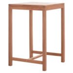 ΤΡΑΠΕΖΙ ΜΠΑΡ ΤΕΤΡΑΓΩΝΟ PRESSCOT HM18113 ΞΥΛΟ TEAK ΣΕ ΦΥΣΙΚΟ 70x70x105Υεκ. - Image 5