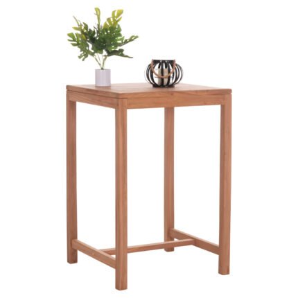 Αγόρασε ΤΡΑΠΕΖΙ ΜΠΑΡ ΤΕΤΡΑΓΩΝΟ PRESSCOT HM18113 ΞΥΛΟ TEAK ΣΕ ΦΥΣΙΚΟ 70x70x105Υεκ. σε μοναδική τιμή στο clickforshop.gr