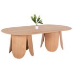 Αγόρασε ΤΡΑΠΕΖΙ ΟΒΑΛ DENTY HM9611.01 MDF ΜΕ ΚΑΠΛΑΜΑ ΔΡΥΟΣ-ΦΥΣΙΚΟ ΟΑΚ 240x120x75Υεκ. σε μοναδική τιμή στο clickforshop.gr