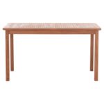 ΤΡΑΠΕΖΙ ΟΡΘΟΓΩΝΙΟ PRESSCOT HM18123 ΞΥΛΟ TEAK--ΦΥΣΙΚΟ 140x80x76Υεκ. - Image 3