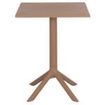 ΤΡΑΠΕΖΙ ΠΟΛΥΠΡΟΠΥΛΕΝΙΟΥ ΤΕΤΡΑΓΩΝΟ TERRIN HM6125.14 ΚΑΠΟΥΤΣΙΝΟ 60x60x75Υεκ. - Image 3