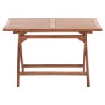 ΤΡΑΠΕΖΙ ΠΤΥΣΣΟΜΕΝΟ ΟΡΘΟΓΩΝΙΟ ERIS HM18117 ΞΥΛΟ TEAK--ΦΥΣΙΚΟ 120x70x76Υεκ. - Image 3