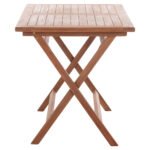 ΤΡΑΠΕΖΙ ΠΤΥΣΣΟΜΕΝΟ ΟΡΘΟΓΩΝΙΟ ERIS HM18117 ΞΥΛΟ TEAK--ΦΥΣΙΚΟ 120x70x76Υεκ. - Image 5