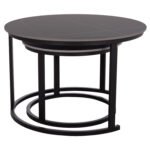 ΤΡΑΠΕΖΙ ΣΑΛΟΝΙΟΥ 2ΤΜΧ TALOS ΚΕΡΑΜΙΚΟ TOP ΜΕ ΟΨΗ ΜΑΥΡΟΥ ΜΑΡΜΑΡΟΥ HM18140.02 Φ70+Φ50 - Image 6