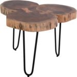 ΤΡΑΠΕΖΙ ΣΑΛΟΝΙΟΥ OSLO ΑΠΟ ΜΑΣΙΦ ΚΟΡΜΟ ΑΚΑΚΙΑΣ 57X57X40εκ.HM8211.11 - Image 4