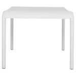 ΤΡΑΠΕΖΙ ΣΑΛΟΝΙΟΥ ΕΞΩΤΕΡΙΚΟΥ ΧΩΡΟΥ ΧΑΜΗΛΟ KORVER HM6334.01 ΠΟΛΥΠΡΟΠΥΛΕΝΙΟ ΛΕΥΚΟ 100x60x46Υεκ - Image 4