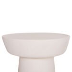 ΤΡΑΠΕΖΙ ΣΑΛΟΝΙΟΥ PIRSON HM18155.02 FIBER CEMENT ΣΕ ΛΕΥΚΟ--Φ60x36Υεκ. - Image 5