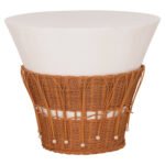 Αγόρασε ΤΡΑΠΕΖΙ ΣΑΛΟΝΙΟΥ PERRAL HM18164.02L FIBER CEMENT ΛΕΥΚΟ-ΦΥΣΙΚΟ RATTAN--Φ55x45Υεκ σε μοναδική τιμή στο clickforshop.gr