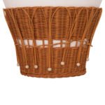 ΤΡΑΠΕΖΙ ΣΑΛΟΝΙΟΥ PERRAL HM18164.02L FIBER CEMENT ΛΕΥΚΟ-ΦΥΣΙΚΟ RATTAN--Φ55x45Υεκ - Image 6