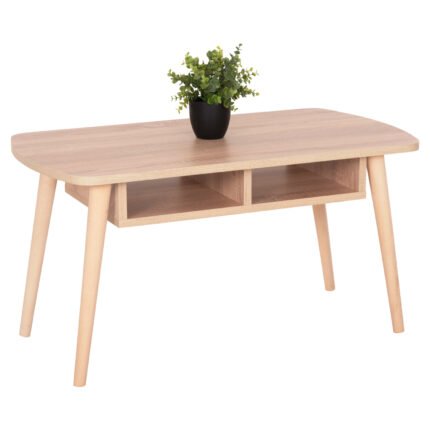 Αγόρασε ΤΡΑΠΕΖΙ ΣΑΛΟΝΙΟΥ SLIVEN HM18178.03 ΜΕΛΑΜΙΝΗ ΣΕ ΣΟΝΑΜΑ-ΠΟΔΙΑ ΦΥΣΙΚΟ 90x50x47