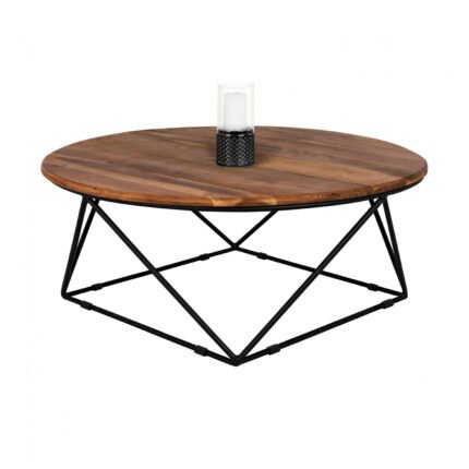 Αγόρασε ΤΡΑΠΕΖΙ ΣΑΛΟΝΙΟΥ BERLIN HM8201.11 ΑΠΟ ΜΑΣΙΦ ΞΥΛΟ ΑΚΑΚΙΑΣ Φ90X36