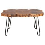 ΤΡΑΠΕΖΙ ΣΑΛΟΝΙΟΥ OSLO HM8205.11 ΜΑΣΙΦ ΚΟΡΜΟΣ ΑΚΑΚΙΑΣ-ΜΕΤΑΛ.ΠΟΔΙΑ 89x58x47Υεκ - Image 3