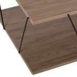 ΤΡΑΠΕΖΙ ΣΑΛΟΝΙΟΥ TARS HM8927.12 ΚΑΡΥΔΙ ΜΕ ΜΑΥΡΕΣ ΜΕΤΑΛΛΙΚΕΣ ΒΕΡΓΕΣ 120Χ50Χ30Yεκ. - Image 4