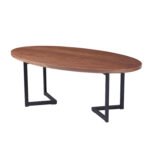 Αγόρασε ΤΡΑΠΕΖΙ ΣΑΛΟΝΙΟΥ HM9468.02 MDF ME ΚΑΠΛΑΜΑ ΑΠΟ ΞΥΛΟ ΦΡΑΞΟΥ 120x60x45