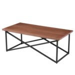 Αγόρασε ΤΡΑΠΕΖΙ ΣΑΛΟΝΙΟΥ HM9469.02 MDF ΜΕ ΚΑΠΛΑΜΑ ΑΠΟ ΞΥΛΟ ΦΡΑΞΟΥ 120x60x45
