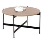 Αγόρασε ΤΡΑΠΕΖΙ ΣΑΛΟΝΙΟΥ HM9588.03 MDF ΣΟΝΑΜΑ-ΜΑΥΡΗ ΜΕΤΑΛΛΙΚΗ ΒΑΣΗ Φ80x45Υεκ. σε μοναδική τιμή στο clickforshop.gr