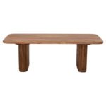 ΤΡΑΠΕΖΙ ΣΑΛΟΝΙΟΥ GROOT HM9686 ΜΑΣΙΦ ΞΥΛΟ ΑΚΑΚΙΑΣ ΣΕ ΦΥΣΙΚΟ 120x60x40Yεκ. - Image 3