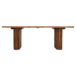 ΤΡΑΠΕΖΙ ΣΑΛΟΝΙΟΥ GROOT HM9686 ΜΑΣΙΦ ΞΥΛΟ ΑΚΑΚΙΑΣ ΣΕ ΦΥΣΙΚΟ 120x60x40Yεκ. - Image 4