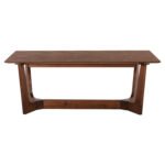 ΤΡΑΠΕΖΙ ΣΑΛΟΝΙΟΥ RIMER HM9743 MDF ΜΕ ΚΑΠΛΑΜΑ ΦΡΑΞΙΝΟΥ ΣΕ ΚΑΡΥΔΙ ΧΡΩΜΑ 120X60x45Yεκ. - Image 3