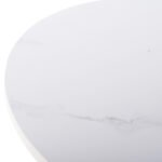 ΤΡΑΠΕΖΙ ΣΑΛΟΝΙΟΥ ACRYLON HM9779.01 HPL ΛΕΥΚΟ ΜΑΡΜΑΡΟ-ΑΚΡΥΛΙΚΟ ΠΟΔΙ Φ40x41Υεκ. - Image 6