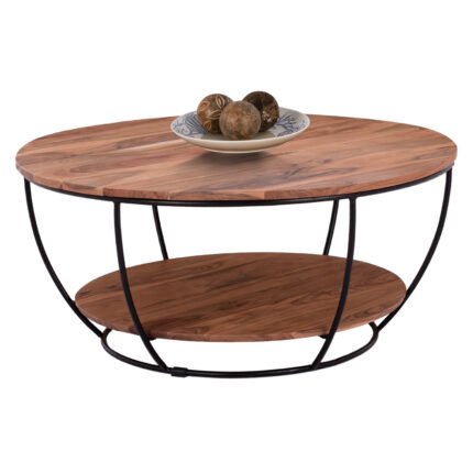 Αγόρασε ΤΡΑΠΕΖΙ ΣΑΛΟΝΙΟΥ ANNETTE ΜΕ ΞΥΛΟ ΑΚΑΚΙΑΣ HM8778.11 Φ90x40 εκ. σε μοναδική τιμή στο clickforshop.gr