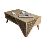 Αγόρασε ΤΡΑΠΕΖΙ ΣΑΛΟΝΙΟΥ ΜΕΛΑΜΙΝΗΣ HM9498.01 ΣΕ ΦΥΣΙΚΟ ΟΑΚ-ΣΚΑΛΙΣΤΕΣ ΓΩΝΙΕΣ 105x58x40Υεκ. σε μοναδική τιμή στο clickforshop.gr