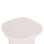 ΤΡΑΠΕΖΙ ΣΑΛΟΝΙΟΥ ΟΒΑΛ ΣΕΙΡΑ SANTORINI HM18054 MDF ΣΕ ΥΠΟΛΕΥΚΟ ΧΡΩΜΑ 54x54,5x40Υεκ - Image 5