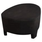 ΤΡΑΠΕΖΙ ΣΑΛΟΝΙΟΥ ΟΒΑΛ ΣΕΙΡΑ SANTORINI HM18066 MDF ΣΕ ΜΑΥΡΟ ΧΡΩΜΑ 100x60x33Υεκ. - Image 5