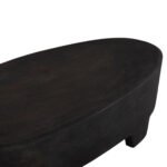 ΤΡΑΠΕΖΙ ΣΑΛΟΝΙΟΥ ΟΒΑΛ ΣΕΙΡΑ SANTORINI HM18066 MDF ΣΕ ΜΑΥΡΟ ΧΡΩΜΑ 100x60x33Υεκ. - Image 6