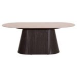 ΤΡΑΠΕΖΙ ΣΑΛΟΝΙΟΥ ΟΒΑΛ CATER HM18321 ΚΕΡΑΜΙΚΟ TOP ΟΨΗ ΤΡΑΒΕΡΤΙΝΑΣ-MDF ΒΑΣΗ 120x60x46Υεκ - Image 3