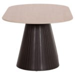 ΤΡΑΠΕΖΙ ΣΑΛΟΝΙΟΥ ΟΒΑΛ CATER HM18321 ΚΕΡΑΜΙΚΟ TOP ΟΨΗ ΤΡΑΒΕΡΤΙΝΑΣ-MDF ΒΑΣΗ 120x60x46Υεκ - Image 5
