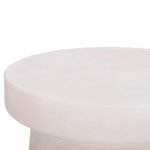 ΤΡΑΠΕΖΙ ΣΑΛΟΝΙΟΥ ΣΤΡΟΓΓΥΛΟ ΣΕΙΡΑ SANTORINI HM18050 MDF ΣΕ ΥΠΟΛΕΥΚΟ ΧΡΩΜΑ Φ80x35Υεκ. - Image 6