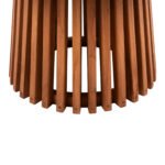 ΤΡΑΠΕΖΙ ΣΑΛΟΝΙΟΥ ΣΤΡΟΓΓΥΛΟ FRANTZ HM9523.11 ΜΑΣΙΦ MINDI ΞΥΛΟ-ΦΥΣΙΚΟ Φ100X45Υεκ. - Image 3