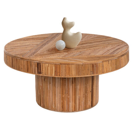 Αγόρασε ΤΡΑΠΕΖΙ ΣΑΛΟΝΙΟΥ GATSBY ΣΤΡΟΓΓΥΛΟ HM9651 RATTAN ΧΡΩΜΑ ΦΥΣΙΚΟ Φ100x50Y εκ. σε μοναδική τιμή στο clickforshop.gr