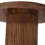 ΤΡΑΠΕΖΙ ΣΑΛΟΝΙΟΥ ΣΤΡΟΓΓΥΛΟ RAJJEH HM9692 ΜΑΣΙΦ ΑΚΑΚΙΑ ΦΥΣΙΚΟ ΧΡΩΜΑ Φ50x60Υεκ. - Image 6