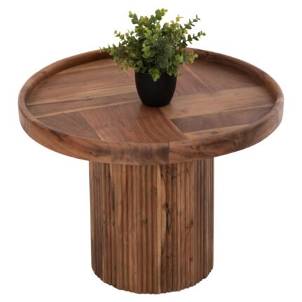 Αγόρασε ΤΡΑΠΕΖΙ ΣΑΛΟΝΙΟΥ ΣΤΡΟΓΓΥΛΟ RAJJEH HM9693 ΜΑΣΙΦ ΑΚΑΚΙΑ ΦΥΣΙΚΟ ΧΡΩΜΑ Φ60x45Υεκ. σε μοναδική τιμή στο clickforshop.gr