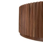 ΤΡΑΠΕΖΙ ΣΑΛΟΝΙΟΥ ΣΤΡΟΓΓΥΛΟ SEDGE HM9695 ΜΑΣΙΦ ΑΚΑΚΙΑ-ΦΥΣΙΚΟ ΧΡΩΜΑ Φ90Χ38Υεκ. - Image 5