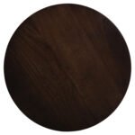 ΤΡΑΠΕΖΙ ΣΑΛΟΝΙΟΥ ΣΤΡΟΓΓΥΛΟ FOSS HM9699 ΜΑΣΙΦ MANGO ΣΚΟΥΡΟ ΚΑΦΕ Φ35x45Υεκ. - Image 5