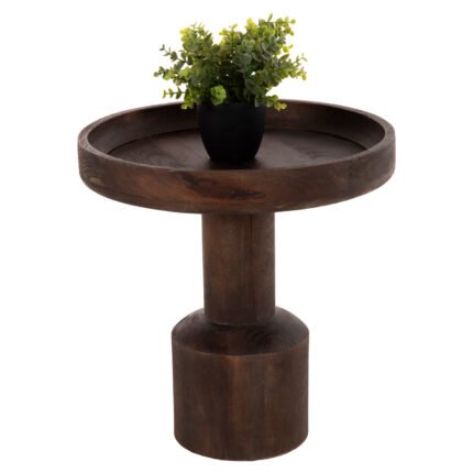 Αγόρασε ΤΡΑΠΕΖΙ ΣΑΛΟΝΙΟΥ ΣΤΡΟΓΓΥΛΟ CRAMM HM9700 ΜΑΣΙΦ MANGO ΣΚΟΥΡΟ ΚΑΦΕ Φ45x47Υεκ. σε μοναδική τιμή στο clickforshop.gr