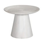 Αγόρασε ΤΡΑΠΕΖΙ ΣΑΛΟΝΙΟΥ ΣΤΡΟΓΓΥΛΟ ROSS HM9709 ΜΑΣΙΦ ΞΥΛΟ MANGO-ΛΕΥΚΟ Φ60x45Υεκ. σε μοναδική τιμή στο clickforshop.gr