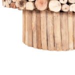 ΤΡΑΠΕΖΙ ΣΑΛΟΝΙΟΥ ΣΤΡΟΓΓΥΛΟ SPARROW HM9963 DRIFTWOOD--ΓΥΑΛΙ Φ65x51,5Υεκ. - Image 5