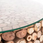 ΤΡΑΠΕΖΙ ΣΑΛΟΝΙΟΥ ΣΤΡΟΓΓΥΛΟ SPARROW HM9963 DRIFTWOOD--ΓΥΑΛΙ Φ65x51,5Υεκ. - Image 6