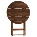 ΤΡΑΠΕΖΙ ΣΚΗΝΟΘΕΤH ΛΗΜΝΟΣ Φ60Χ76Υ ΜΑΣΙΦ ΟΞΙΑ ΕΜΠOΤΙΣΜΟΣ ΚΑΡΥΔΙ HM5653.01 - Image 5