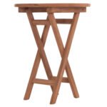 ΤΡΑΠΕΖΙ ΣΚΗΝΟΘΕΤΗ ΣΤΡΟΓΓΥΛΟ ERIS HM18119 ΞΥΛΟ TEAK--ΦΥΣΙΚΟ Φ60x75Υεκ. - Image 4