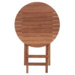 ΤΡΑΠΕΖΙ ΣΚΗΝΟΘΕΤΗ ΣΤΡΟΓΓΥΛΟ HEIDEL HM18120 ΞΥΛΟ TEAK--ΦΥΣΙΚΟ Φ60x75Υεκ. - Image 6