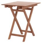 ΤΡΑΠΕΖΙ ΣΚΗΝΟΘΕΤΗ ΤΕΤΡΑΓΩΝΟ HEIDEL HM18121 ΞΥΛΟ TEAK--ΦΥΣΙΚΟ 60x60x75Υεκ. - Image 4